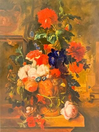 Unknown painter: Flower still life
