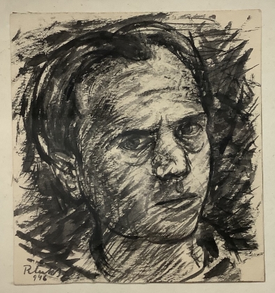 József Pituk (1906-1991): self-portrait