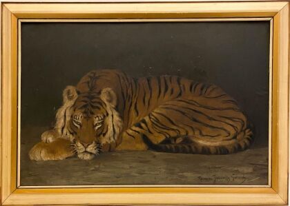 Gabriella Istvánffy Rainerné (1875-1964): Tiger