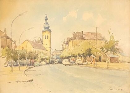 Ferenc Artner (1904-1981): City part Szombathely