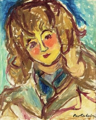 Mária Barta (1897-1969): Girl portrait