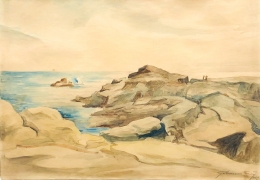 Ernő Gebauer (1892-1962): Beach