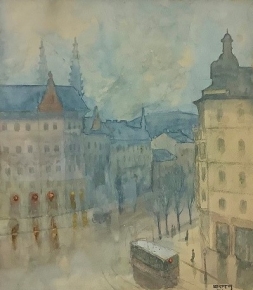 Artur Lakatos (1880-1968): Budapest Károly körút