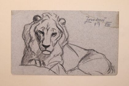 Lajos Zombory (1867-1933): Lion